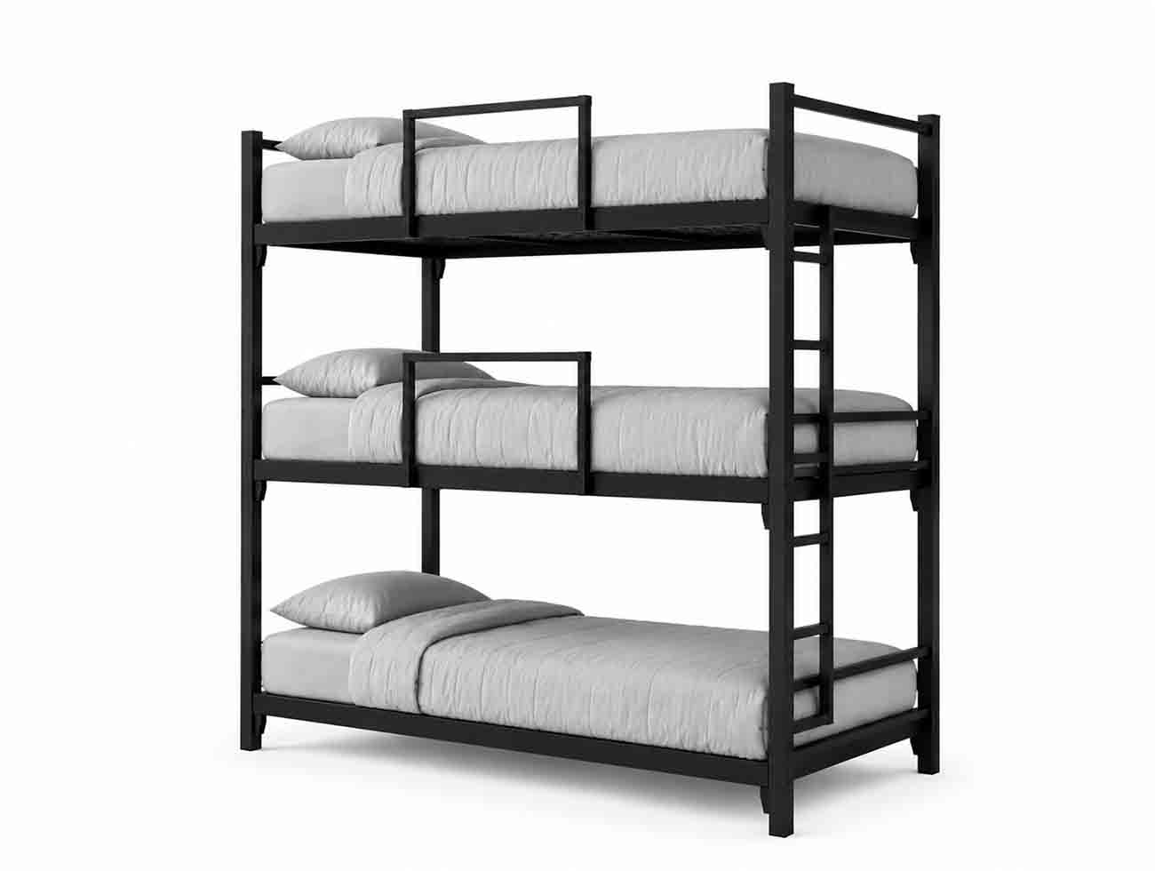 تخت سه طبقه فلزی سربازی S1100